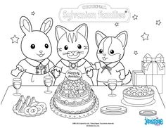 Coloriage Gratuit Sylvanian Sylvanian Families004 Coloring Pages and You Can Find Many More Like
