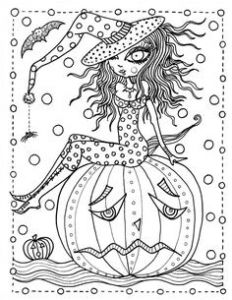 Coloriage Halloween Adulte 1920 Best Coloring Pages Adult Difficult Images On Pinterest