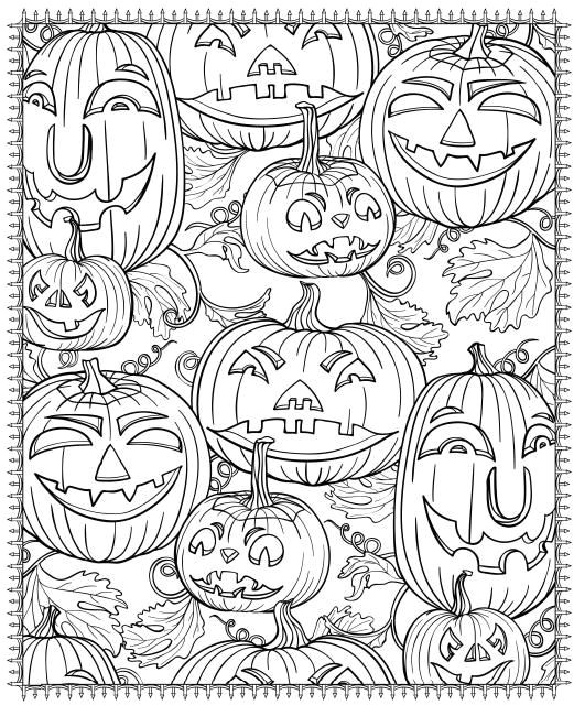 Coloriage Halloween Pour Adulte Free Printable Halloween Coloring Pages for Adults