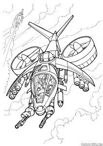 Coloriage Hélicoptère à Imprimer Gratuit Coloriage Hélicopt¨re Militaire De Lavenir