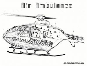 Coloriage Hélicoptère Police Police Helicopter Coloring Page – Color Bros
