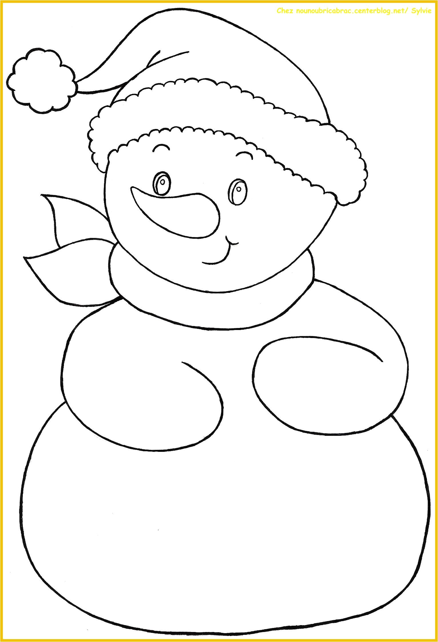 Coloriage Hiver Maternelle à Imprimer Bricolage Bonhomme De Neige Maternelle Maison Design Apsip