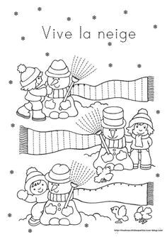 Coloriage Hiver Pour Maternelle Les 44 Meilleures Images Du Tableau Coloriages Hiver Sur Pinterest