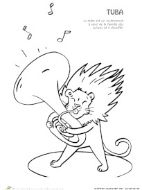 Coloriage Instrument De Musique A Imprimer Coloriage Instruments De Musique Imprimer Sur Hugolescargot