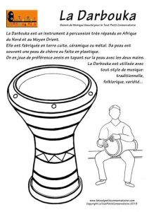 Coloriage Instrument De Musique A Imprimer Darbouka … Music