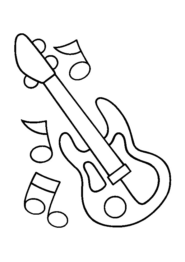 Coloriage Instrument De Musique Rigolo Coloriage Instrument De Musique Rigolo