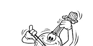 Coloriage Instrument De Musique Rigolo Coloriages Instrument En Ligne