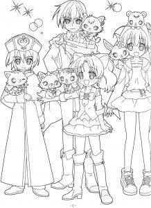 Coloriage Jewelpet Tinkle Jewelpet 40 Cartoons – Printable Coloring Pages