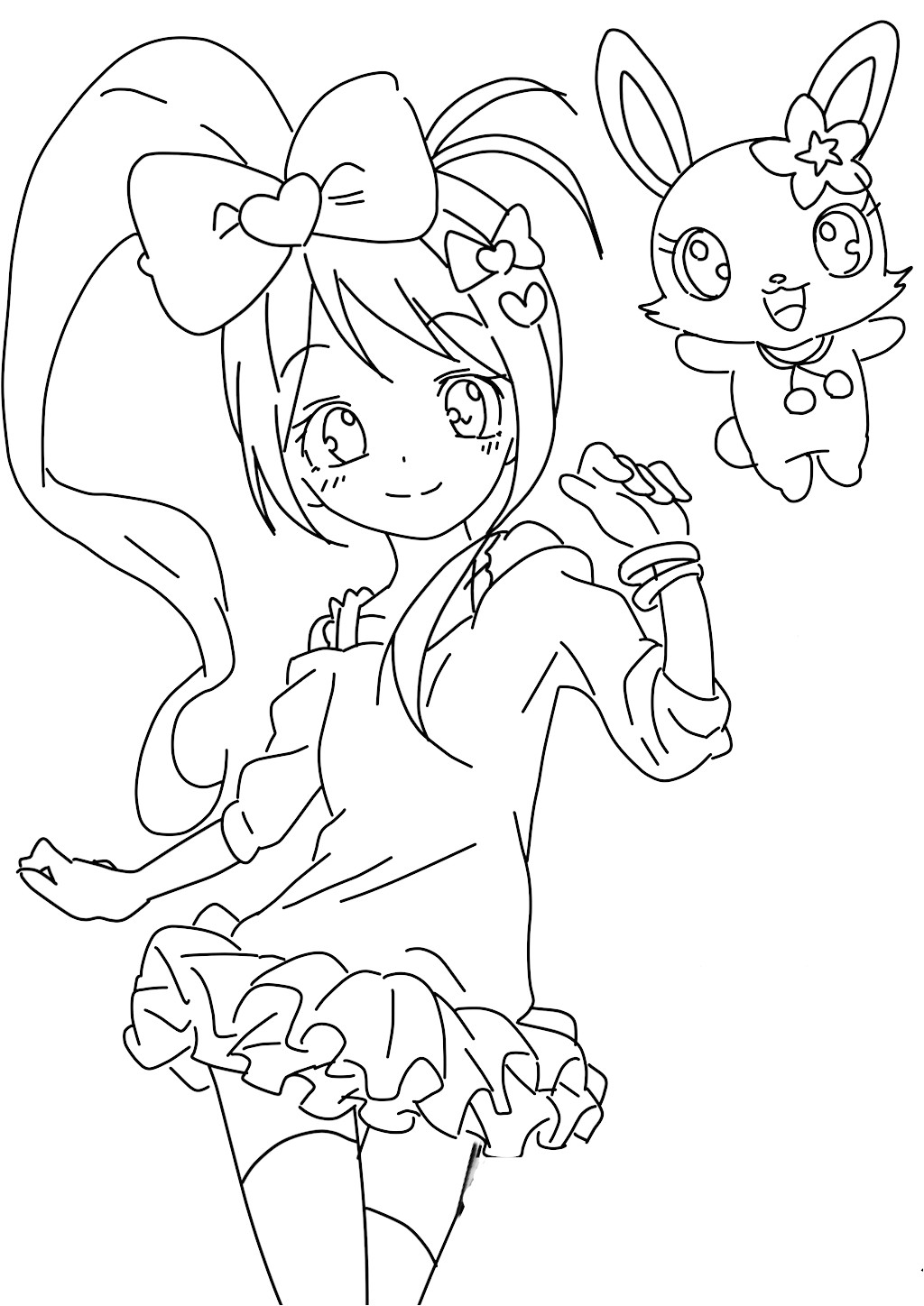 Coloriage Jewelpet Tinkle Perfect Jewelpet Coloring Pages Model Entry Level Resume Templates