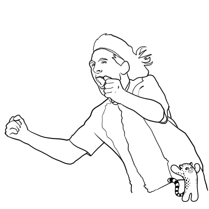 Coloriage Joueur De Foot Lionel Messi Coloriage Foot Messi A Imprimer Gratuit