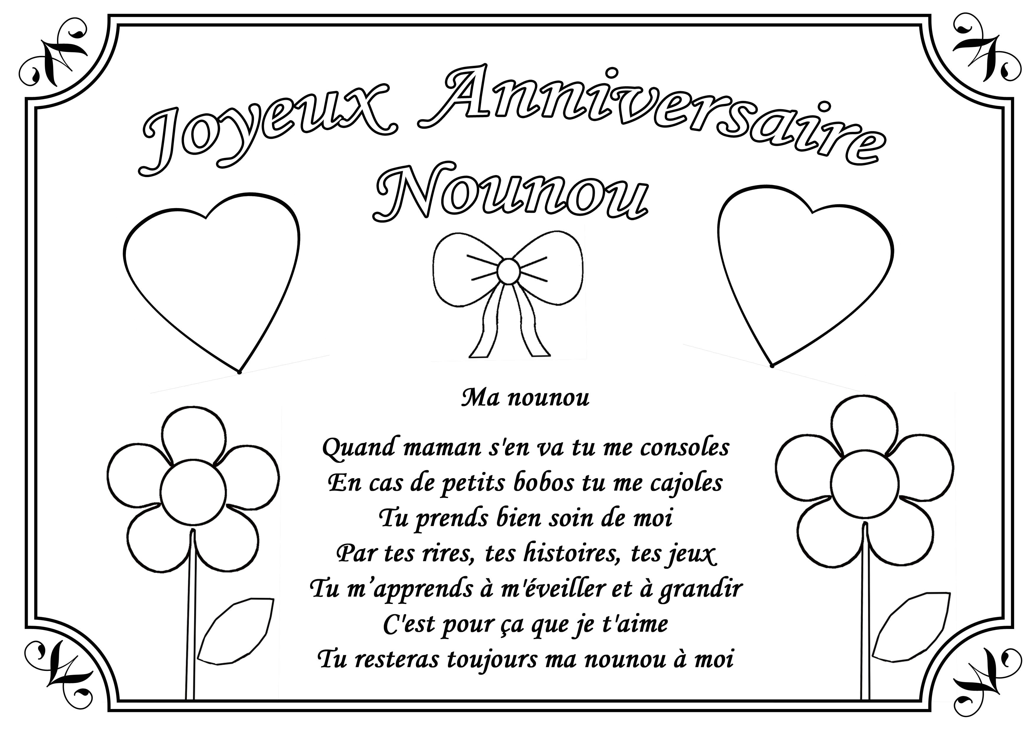 Coloriage Joyeux Anniversaire Maman Diplome Coloriage Anniversaire Divers