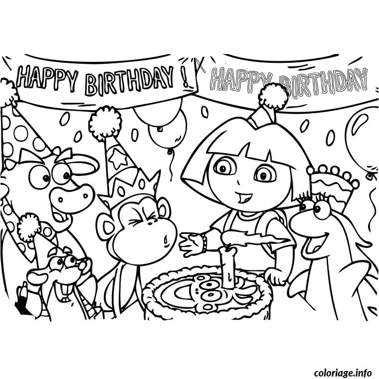 Coloriage Joyeux Anniversaire Papa Gratuit Coloriage Anniversaire A Imprimer Coloriage Titi Anniversaire A