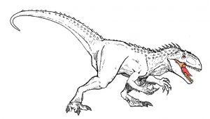Coloriage Jurassic World T Rex Indominus Rex Jurassic World Coloring Pages Google Search