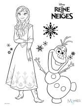 Coloriage La Reine Des Neiges Olaf Gratuit à Imprimer 150 Best La Reine Des Neiges Images On Pinterest