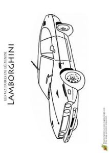 Coloriage Lamborghini à Imprimer Image D Une Lamborghini Avec Les Portes Ouvertes   Colorier