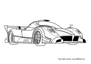 Coloriage Lamborghini Centenario Cars Coloring Page Pagani Zonda R Kids Pinterest