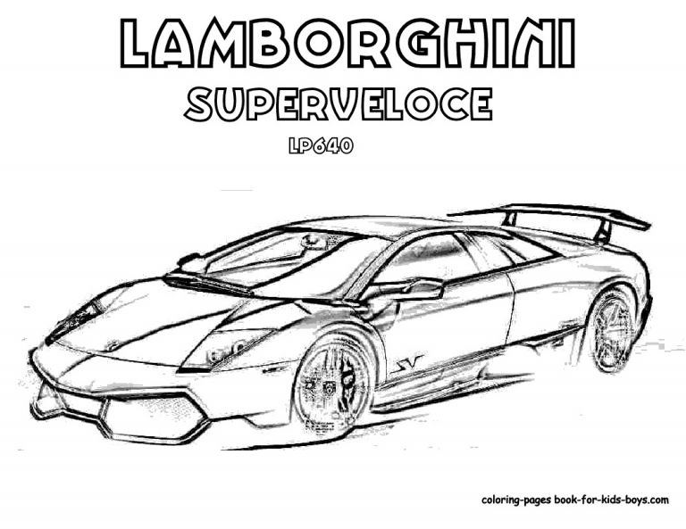 Coloriage Lamborghini Centenario Collection Of Lamborghini Aventador Sv ...