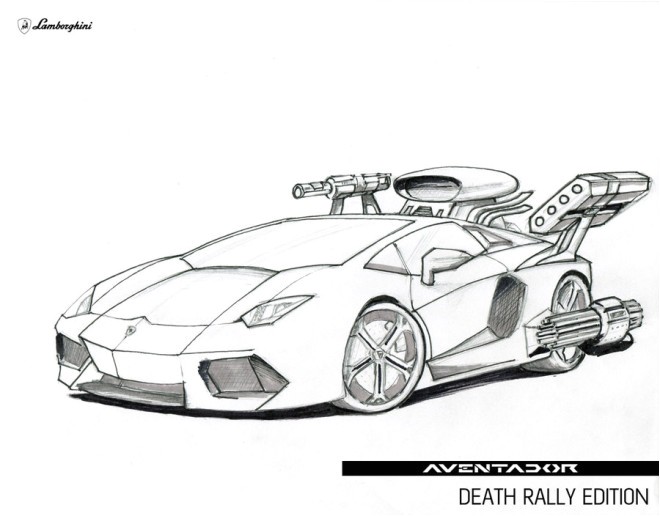 Coloriage Lamborghini Gallardo Imprimer Coloriage Lamborghini Aventador édition Rallye De La Mort
