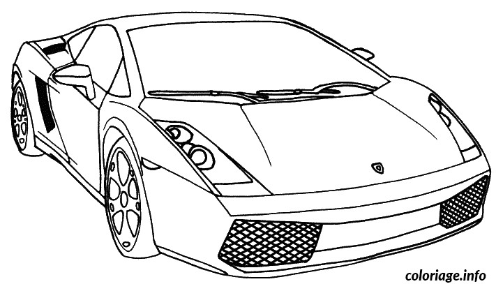 Coloriage Lamborghini Gallardo Imprimer Coloriage Lamborghini Dessin