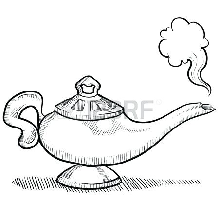 Coloriage Lampe Aladin Aladin Le Gacnie De La Lampe Design Maison Coloriages Magiques