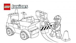 Coloriage Lego Camion Poubelle Coloriage De Camion Benne Lego Juniors Coloriages Lego Juniors
