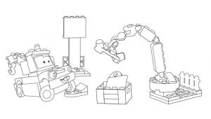 Coloriage Lego Camion Poubelle Coloriages Lego Juniors Lego Fr