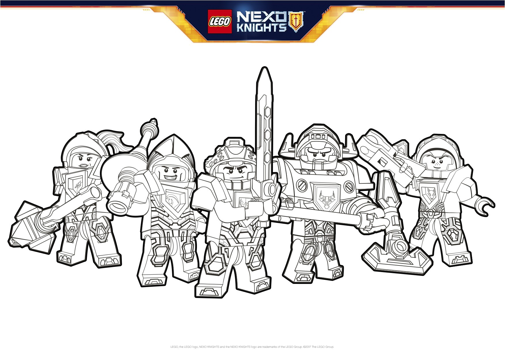 Coloriage Lego Nexo Knights Nexo Knights Coloring Pages Cool Coloring Pages