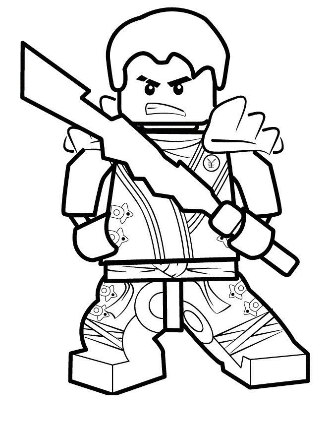 Coloriage Lego Ninjago Kai Lego Coloring Pages with Characters Chima Ninjago City Star Wars