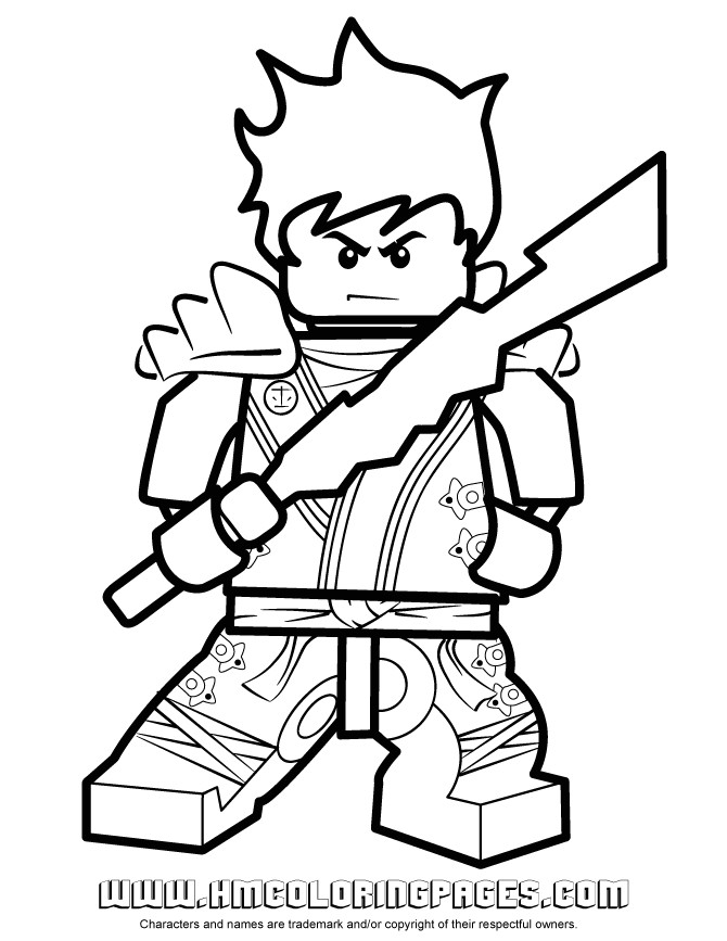Coloriage Lego Ninjago Kai Lego Ninjago Kai Coloring Pages Eskayalitim
