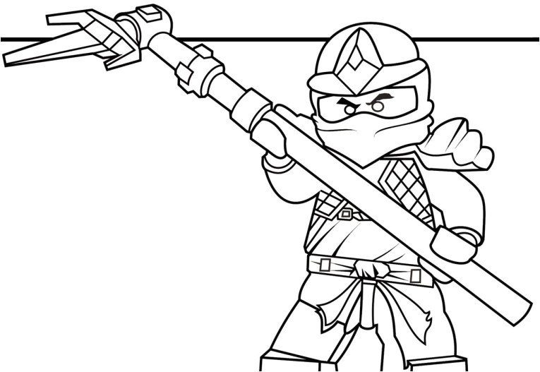Coloriage Lego Ninjago Ninja Vert Coloriage Et Dessin De Ninjago   Imprimer