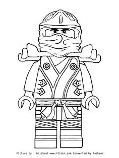 Coloriage Lego Ninjago Ninja Vert Lego Valentine Color Sheets