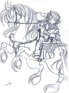 Coloriage Link Et Epona Triforce Legend Les Fan Arts De Zeldapeach
