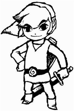 Coloriage Link Zelda Breath Of the Wild Link Lineart by Dea 89 On Deviantart