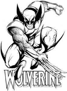 Coloriage Logan Wolverine X Men Coloring Pages Wolverine