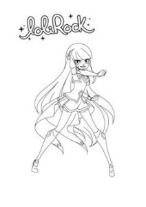 Coloriage Lolirock Star Pin by Marjolaine Grange On Coloriage Irock