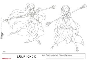 Coloriage Lolirock Transformation Lolirock Talia Transformation Character Sheet