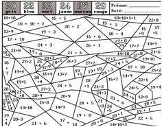 Coloriage Magique Alphabet Ce1 2 Dossiers De Travail Autonome Cp Ce1 Coloriages Magiques En Maths