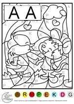 Coloriage Magique Alphabet Gs Number Bonds Clip Cards Bunny Bonds