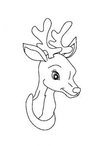 Coloriage Magique Biche Coloriage Noel Biche Sur Hugolescargot