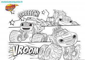 Coloriage Magique Blaze Coloriage Blaze La Campagne Coloriage thebarricadeco Blaze Coloriage