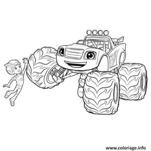 Coloriage Magique Blaze Coloriage Blaze Monster Hi5 Dessin