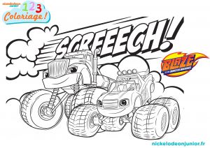 Coloriage Magique Blaze Coloriages Paw Patrol Blaze Et Les Monster Machines Episode 102