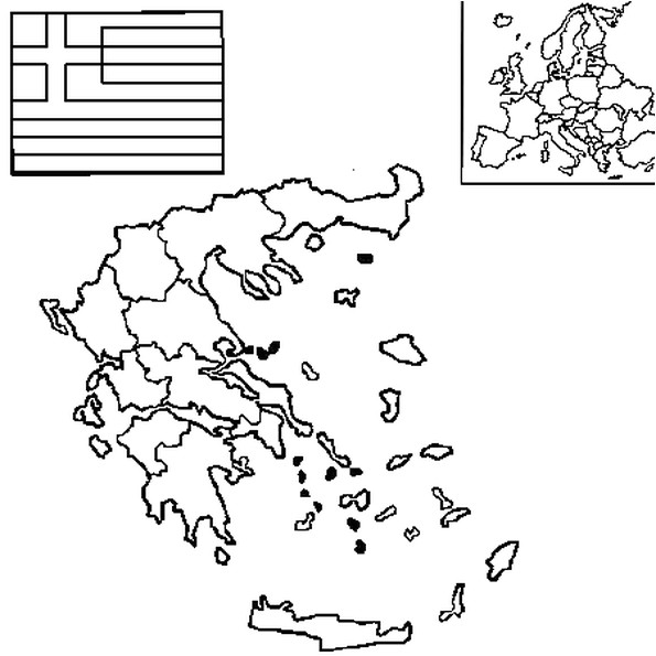 Coloriage Magique Carte Du Monde Coloriage Carte Gr¨ce En Ligne Gratuit   Imprimer