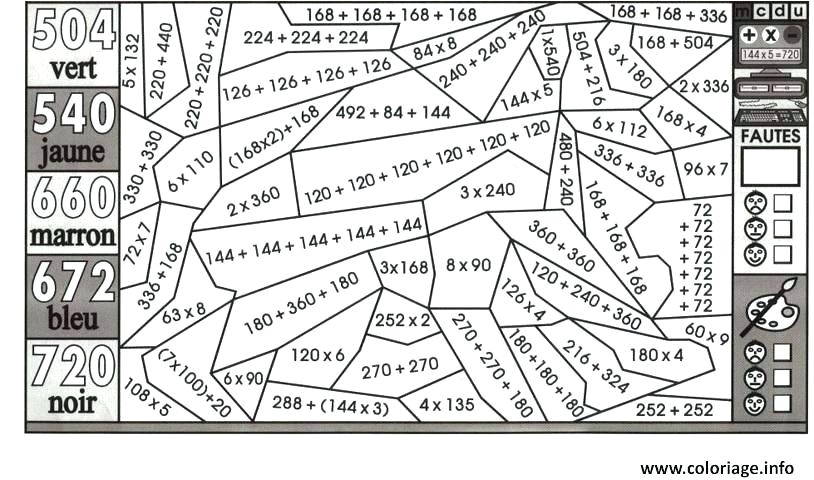 Coloriage Magique Ce2 Maths En Ligne Coloriage Magique Gratuit A Imprimer Magique Ce2