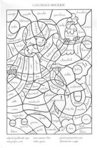 Coloriage Magique De Noel Cp Ce1 Coloriage Magique Ce2 Colorier Dessin Imprimer