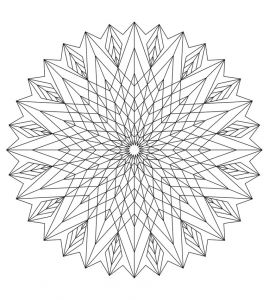 Coloriage Magique De Rosace Coloriage Adulte Rosace