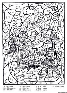 Coloriage Magique Dinosaure Addition Buzz2000 Coloriage Imprimer Coloriage Magique