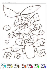 Coloriage Magique Dinosaure En Ligne Coloriage Magique Lapin Mon Coloriage En Ligne Gratuit