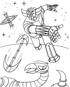 Coloriage Magique Goldorak Goldorak Pose Goldorak Coloring Pages Pinterest