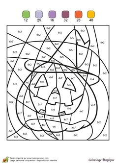 Coloriage Magique Halloween à Imprimer Gratuit 116 Best Coloriages Magiques Coloring by Numbers Images On